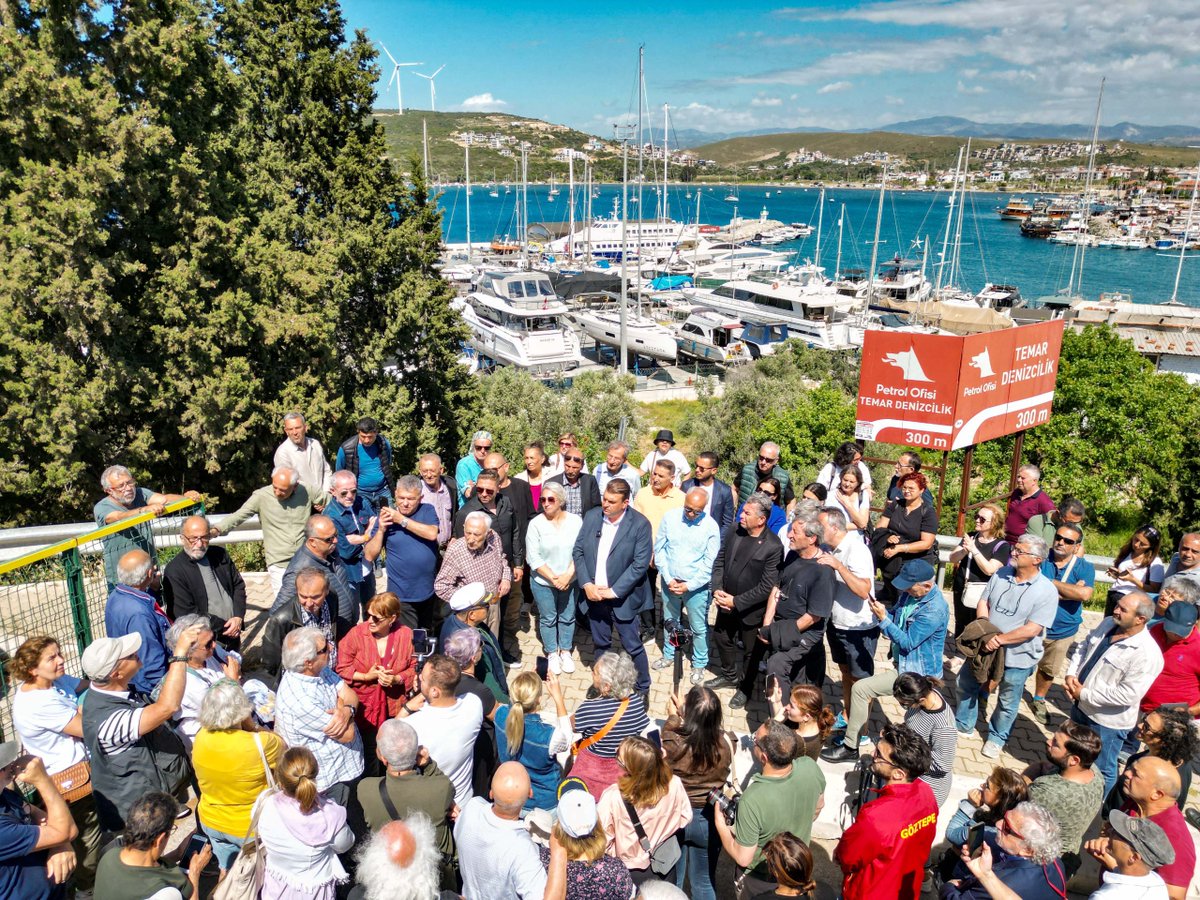 Sığacık’ta yat limanı protestosu seferihisarhaber.com/sigacikta-yat-…