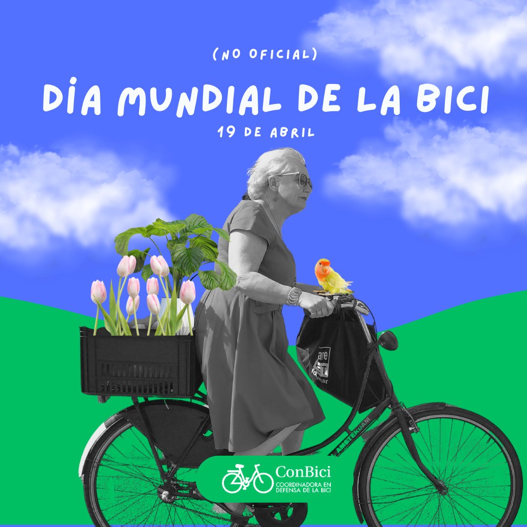 ¡Feliz día de la bicicleta! 🚲🎉 Hoy celebramos la libertad, la salud y la sostenibilidad que nos brinda este maravilloso medio de transporte. ¡A rodar se ha dicho!