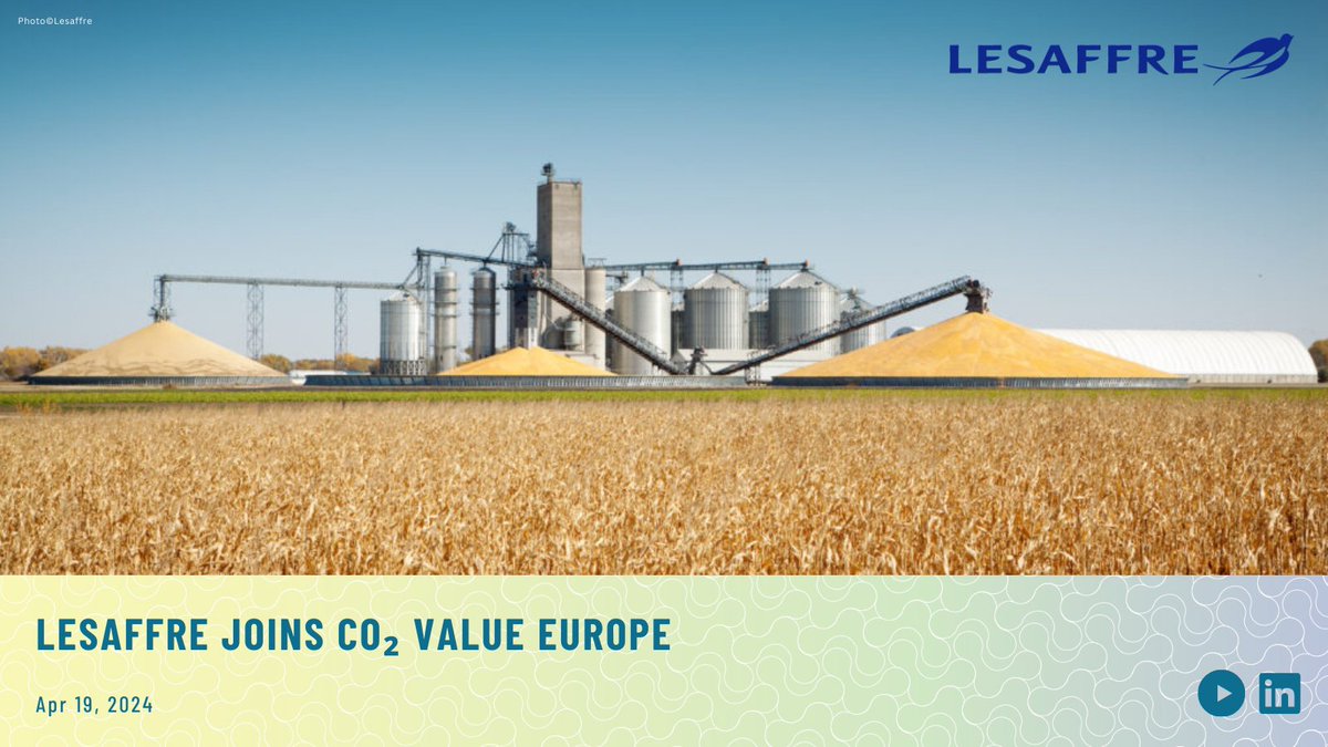 Welcome to Our New Member @Lesaffre_Group! Specialising in fermentation & microorganisms they recently announced an initiative to use #CCU in food production processes where #CO2 is used as a resource, not a waste. Find more at shorturl.at/gny48.