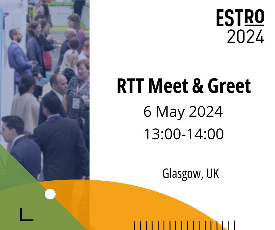 📢 Calling all RTTs attending #ESTRO24 in Glasgow! 🌟 Join us for the 'RTT Meet and Greet': 📅 Monday 6 May I 13:00-14:00 📍 Meeting Room Dochart 1 🤝 Network, exchange ideas, and connect with professionals who share your interests. #RTTMeetAndGreet #RTT