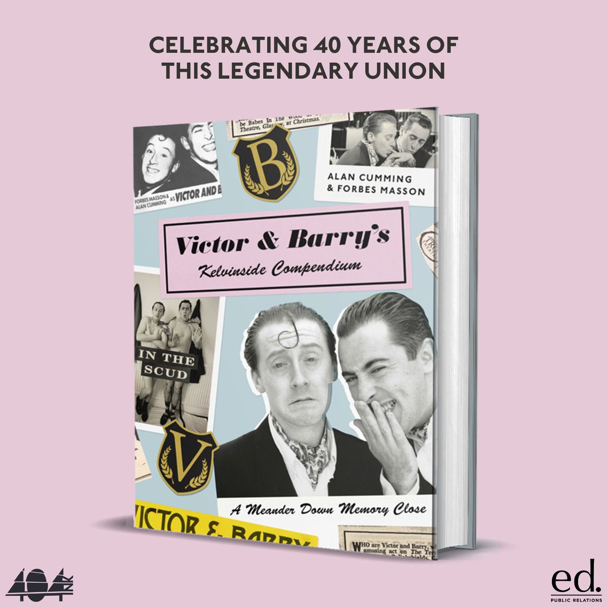 Turns out the rumours of their deaths have been greatly exaggerated because Victor & Barry are heading to @edbookfest 📚 Or, that is, Alan Cumming and @forbesmasson are!   Tickets on sale 25th April 👉 edbookfest.co.uk/the-festival/w…