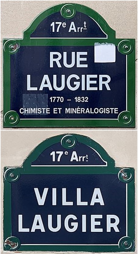 Le 19 avril 1832 meurt André Laugier (né en 1770) d'une épidémie de choléra. Chimiste et minéralogiste, cousin d'Antoine-François Fourcroy, il fut directeur @Le_Museum, président @AcadPharm et membre de @acadmed. Depuis 1864 une rue et une impasse lui rendent hommage à #Paris17.