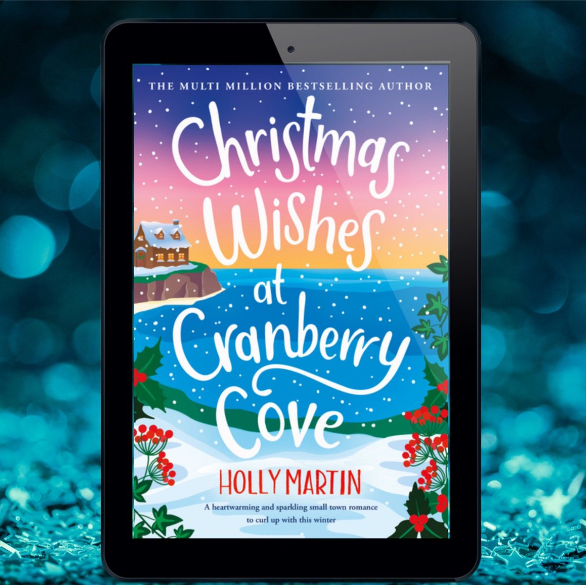 You've all been asking about Shay and Orla's story, so here it is, the beautiful sparkly cover for Christmas Wishes at Cranberry Cove. It might just be the most beautiful cover ever and you can preorder your copy here today. geni.us/CranberryCove