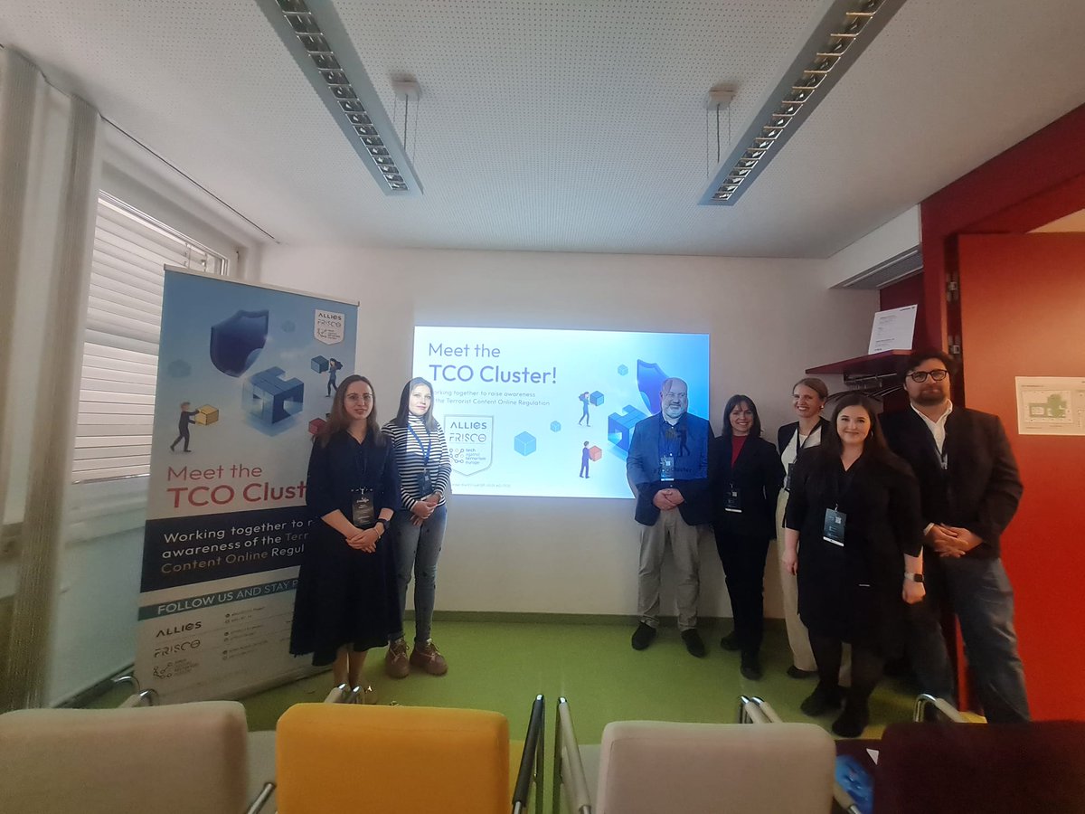 📍VIENNA | <a href="/ALLIES_EU/">ALLIES</a>  &amp; TCO CLUSTER presented!
We joined <a href="/ProjectCyclopes/">Cybercrime Law Enforcement Practitioners' Network</a> in Vienna (16-17 April) with partners <a href="/techvsterrorism/">Tech Against Terrorism</a> Europe and <a href="/FRISCOproject/">FRISCO EU Project</a>!

<a href="/NetLawBG/">Law and Internet Foundation</a> presented ALLIES EU-Project, focusing on support for small #HostingServiceProviders. 

#TerroristContentOnline