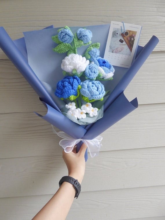 Crometeshop's tweet photo. Crochet Flowers Bouquet Handmade https://t.co/4xrmxcGawd