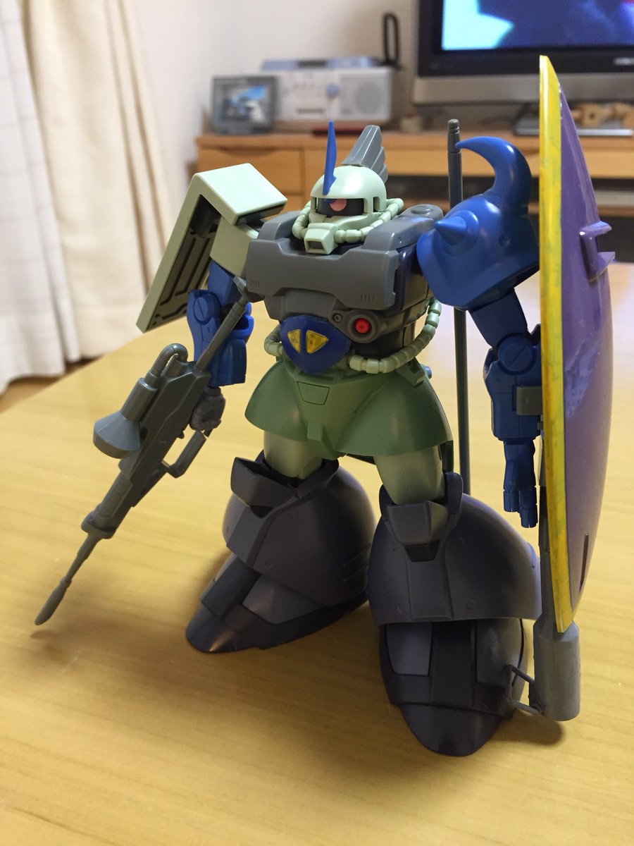#ガンプラはどんな自由な発想で作ってもいいんだ 
#立体化ありがとうございます
ザドググ 