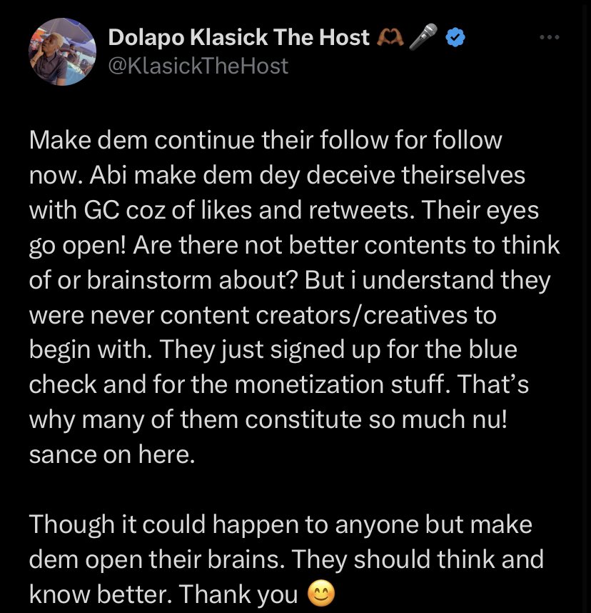 We can be authentic !! This thing no hard at all but i get it anyways. Even accounts that follows every rules gets s u s p e n d e d talk less of accounts racking engagement via shortcuts. Lol