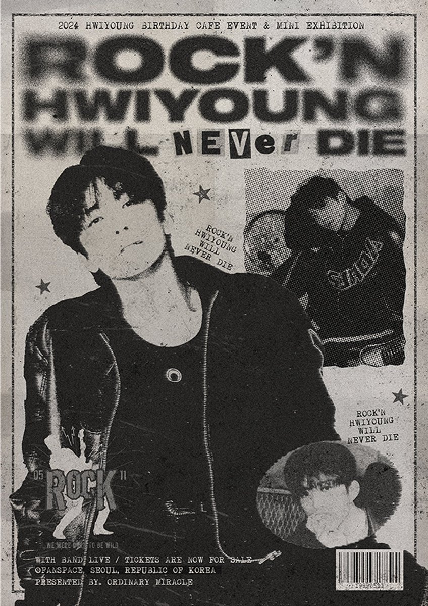 miracle990511's tweet photo. [NOTICE] 2024 HWIYOUNG BIRTHDAY CAFE EVENT &amp; MINI EXHIBITION

<ROCK'N HWIYOUNG WILL NEVER DIE!>

TICKET SALES INFO
📅 2024.05.10 FRI ~ 05.12 SUN
🎫 예매처 : FANSPACE (팬스페이스) 단독 판매

#ROCKN_HWIYOUNG_WILL_NEVER_DIE
#HBD_불멸의_락스타_휘영

MORE INFO 🔽🔽🔽 https://t.co/pTTcr3cIHU