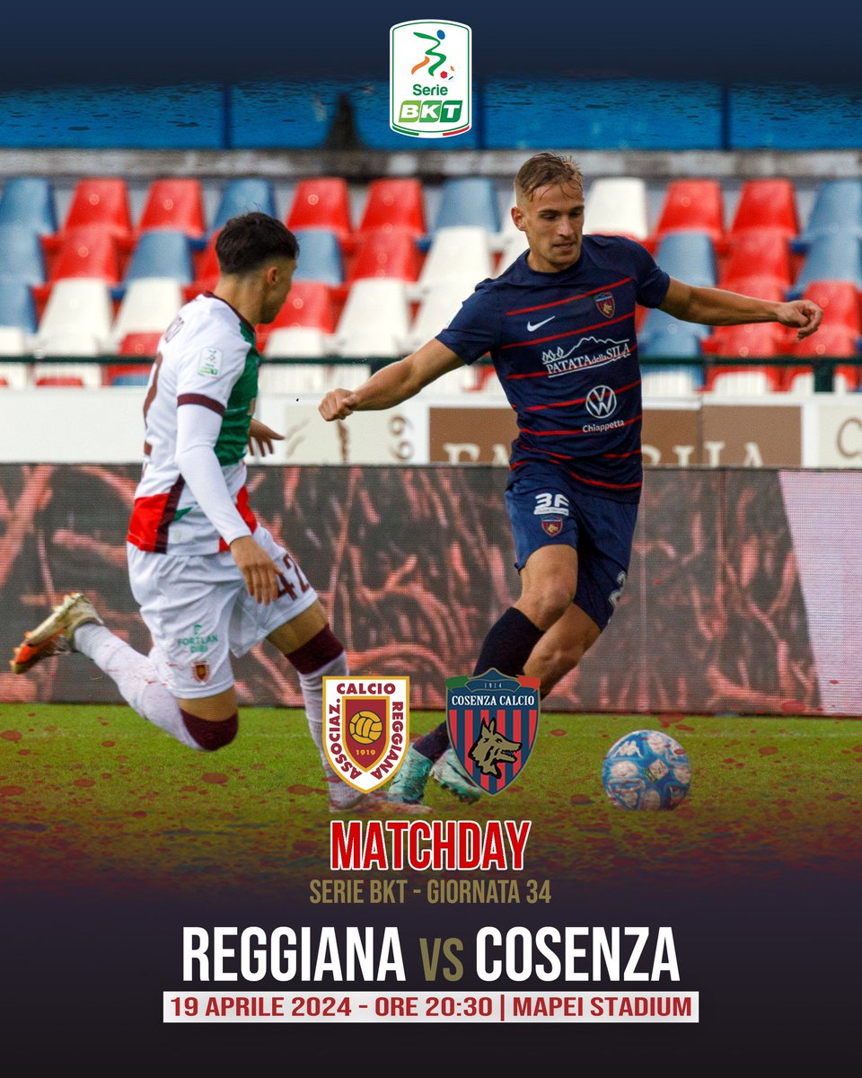 CosenzaOfficial's tweet photo. Oggi gioca il Cosenza 🐺❤️💙
#ForzaLupi #REGCOS https://t.co/yvYzAdKlqY