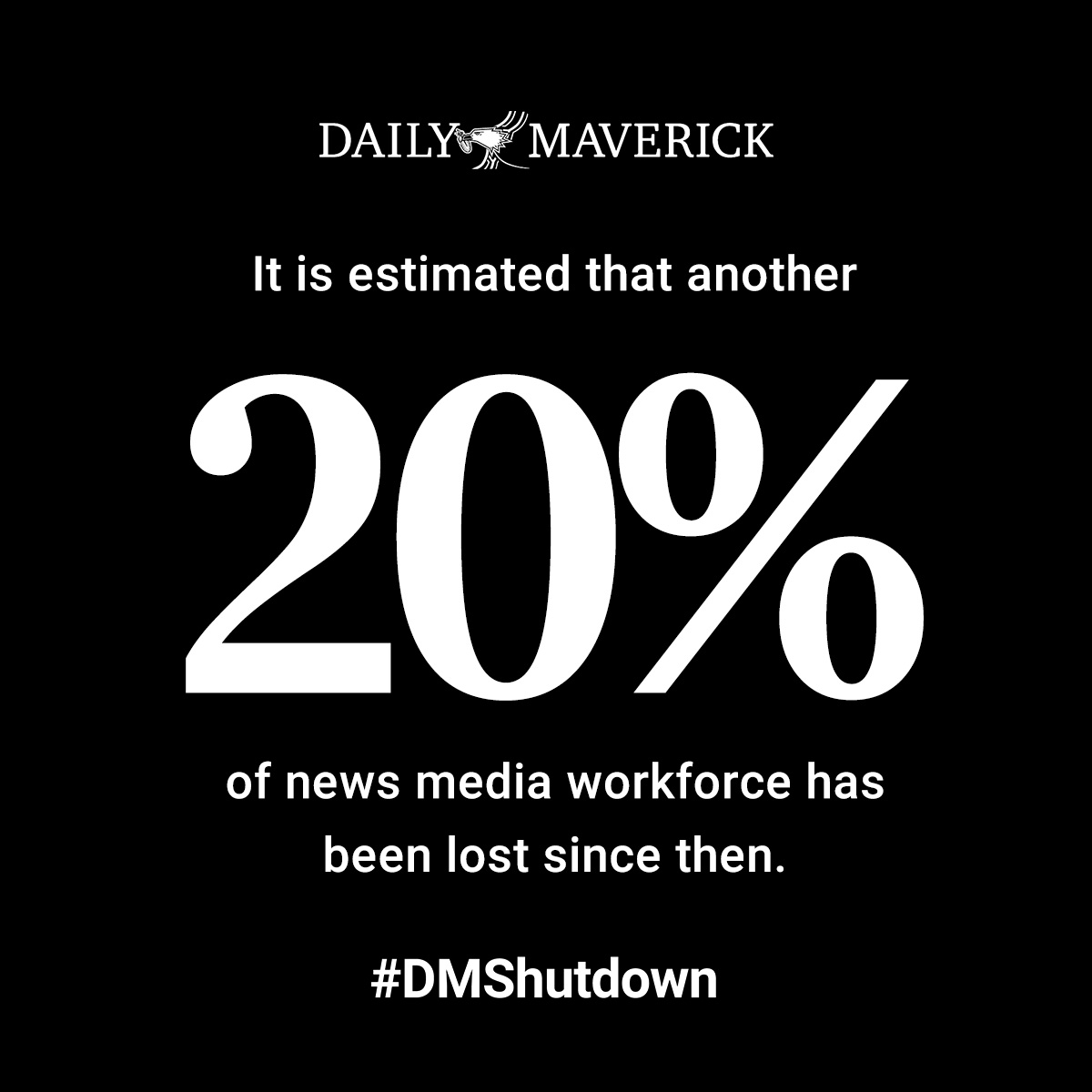 dailymaverick's tweet photo. #DMShutdown: The facts.
Know more. Know better.
Only with good journalism.
Visit our website to support journalism: https://t.co/19riMrK1Ow https://t.co/AiYMA49Qc7