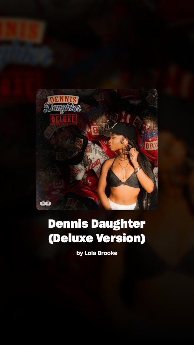 #LaBrooke new album is alight‼️#DennisDaughter