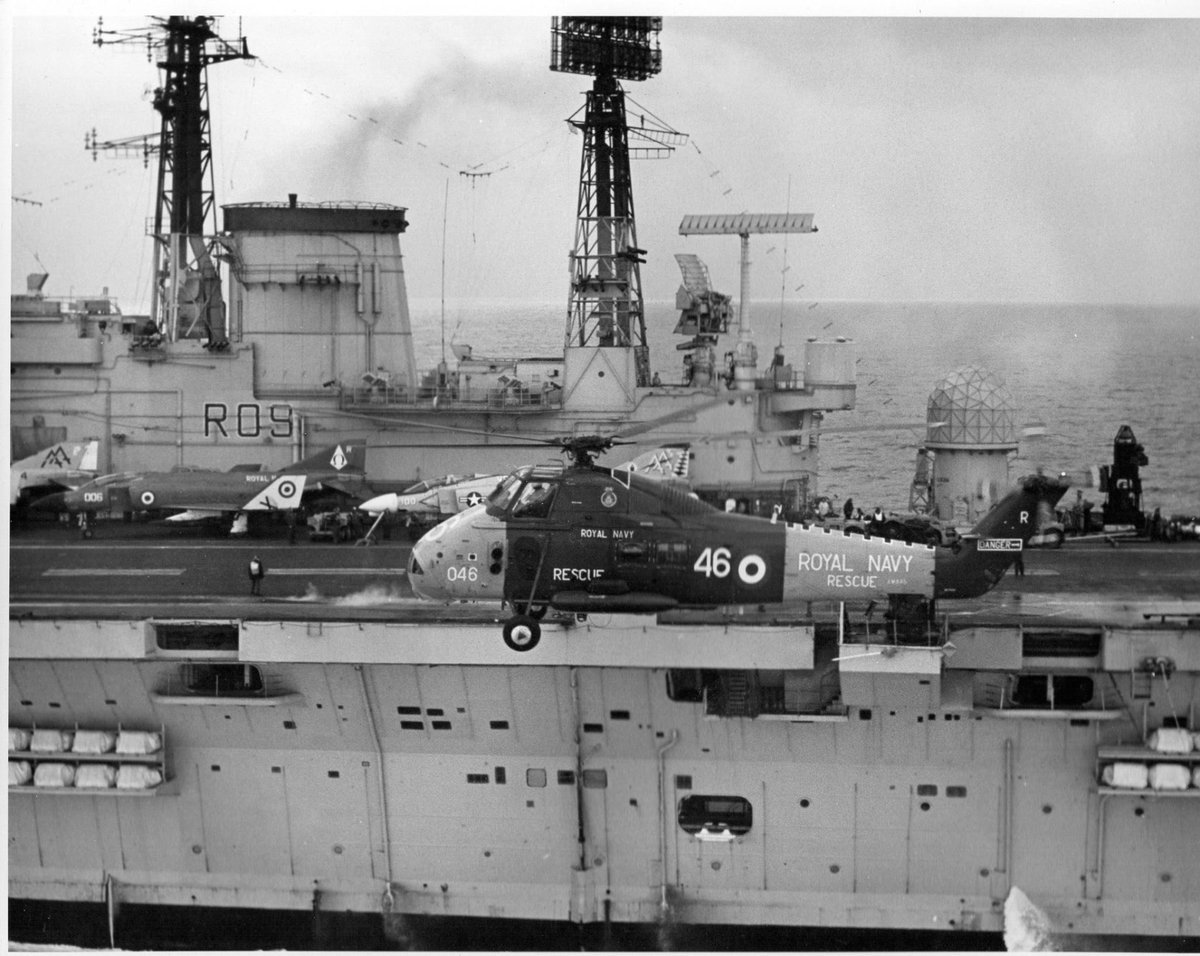 Another visitors day with Ark Royal mid 70’s