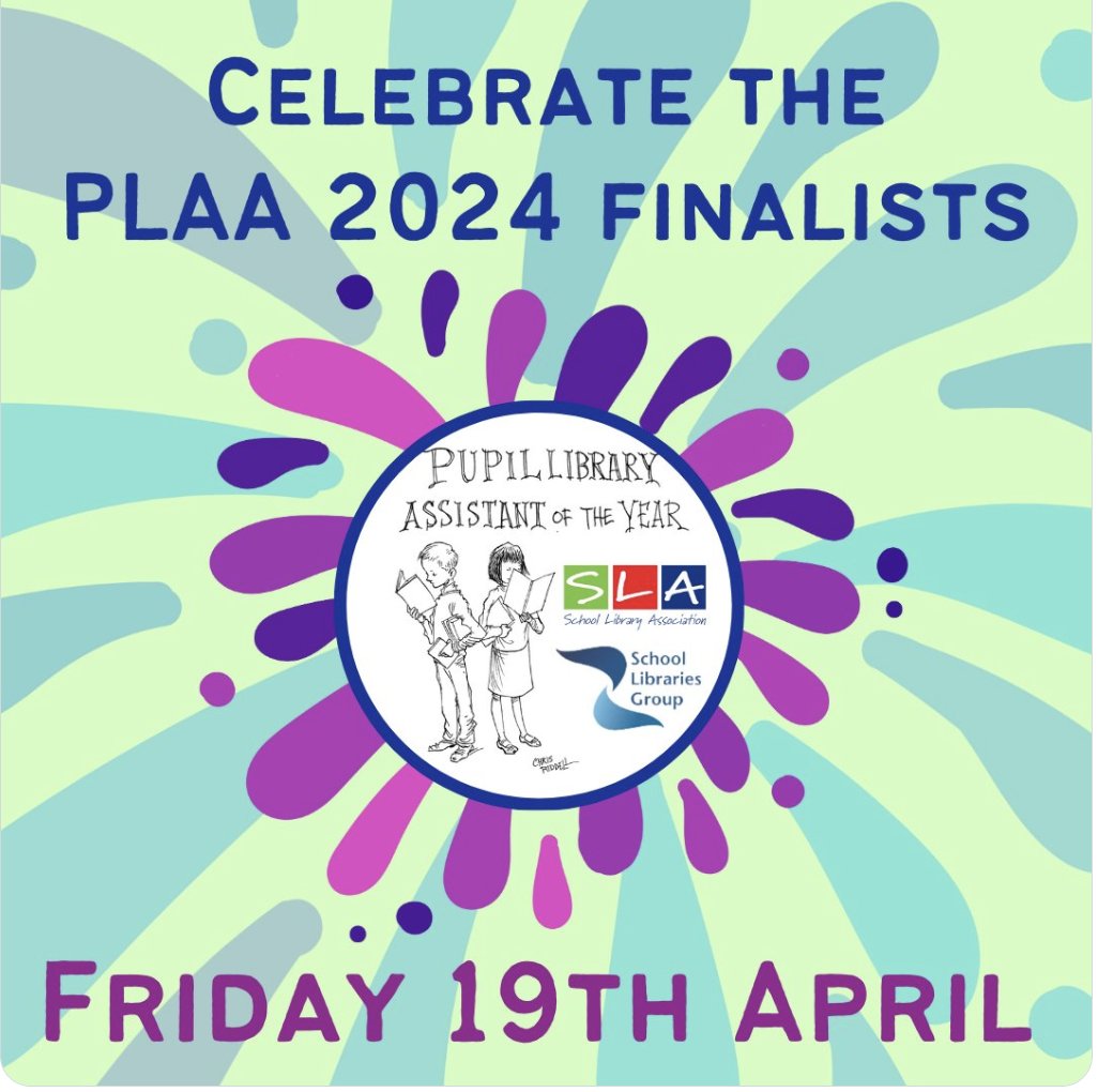 Heading to this ceremony today...was very hard to judge and looking forward to meeting the finalists and their fab #schoollibrarian #PLAA2024 #PLAA