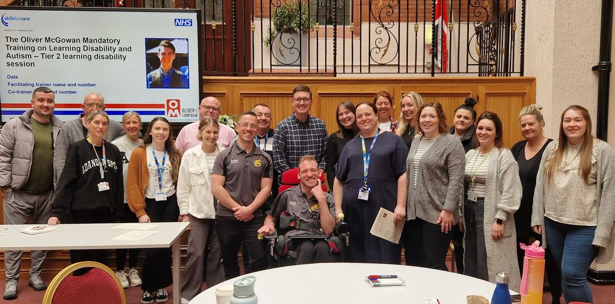 Thanks to @WWLNHS & @WiganCouncil colleagues who attended our first Oliver McGowan Mandatory Learning Disability & Autism training T2 session last week! 💛

We hope you’ll vote for us in the #NDA24 🙏👇

nationaldiversityawards.co.uk/awards-2024/no…

#OliversCampaign @NHSAbility @NHSHEE_NWest