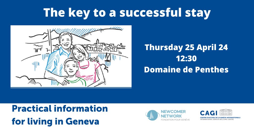 👨‍👩‍👧‍👦Are you a newcomer to #InternationalGeneva looking for practical information about Geneva ? 🗓️Join us online or on-site, 25 April 2024 📍@genevapressclub, Domaine de Penthes 🔗conference.eventwise.ch/programme-6731… #CAGIPracticalGeneva, #practicalinformation