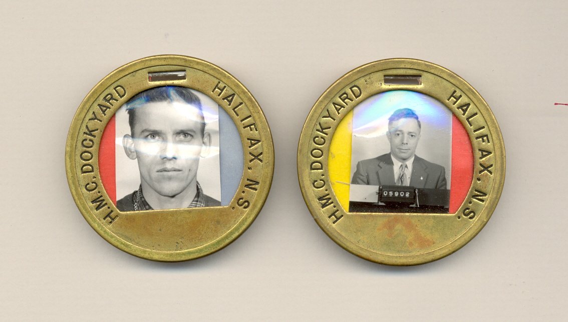 #dyk that the Halifax dockyard was established in 1759? From its inception, generations of Canadians have worked there. These ID badges are from two unknown civilian workers. Like in the past, the civilian dockyard workers of today are an integral part of #RCNavy operations.