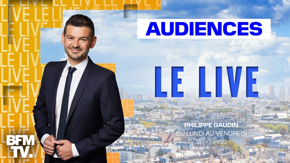 BFMTV_Inside's tweet photo. 📺#AUDIENCES - Jeudi 18 avril

🔴#LeLive sur @BFMTV (9h/11h50)

✅5ÈME CHAÎNE DE FRANCE

➡️6,6% PDA

➡️225 000 téléspectateurs en moyenne

➡️2,1 millions de téléspectateurs en cumulé
✅LEADER INFO

25/49 ans :
✅2ÈME CHAÎNE DE FRANCE
✅1ÈRE CHAÎNE INFO
➡️9,2% PDA https://t.co/KGuvP2W59n