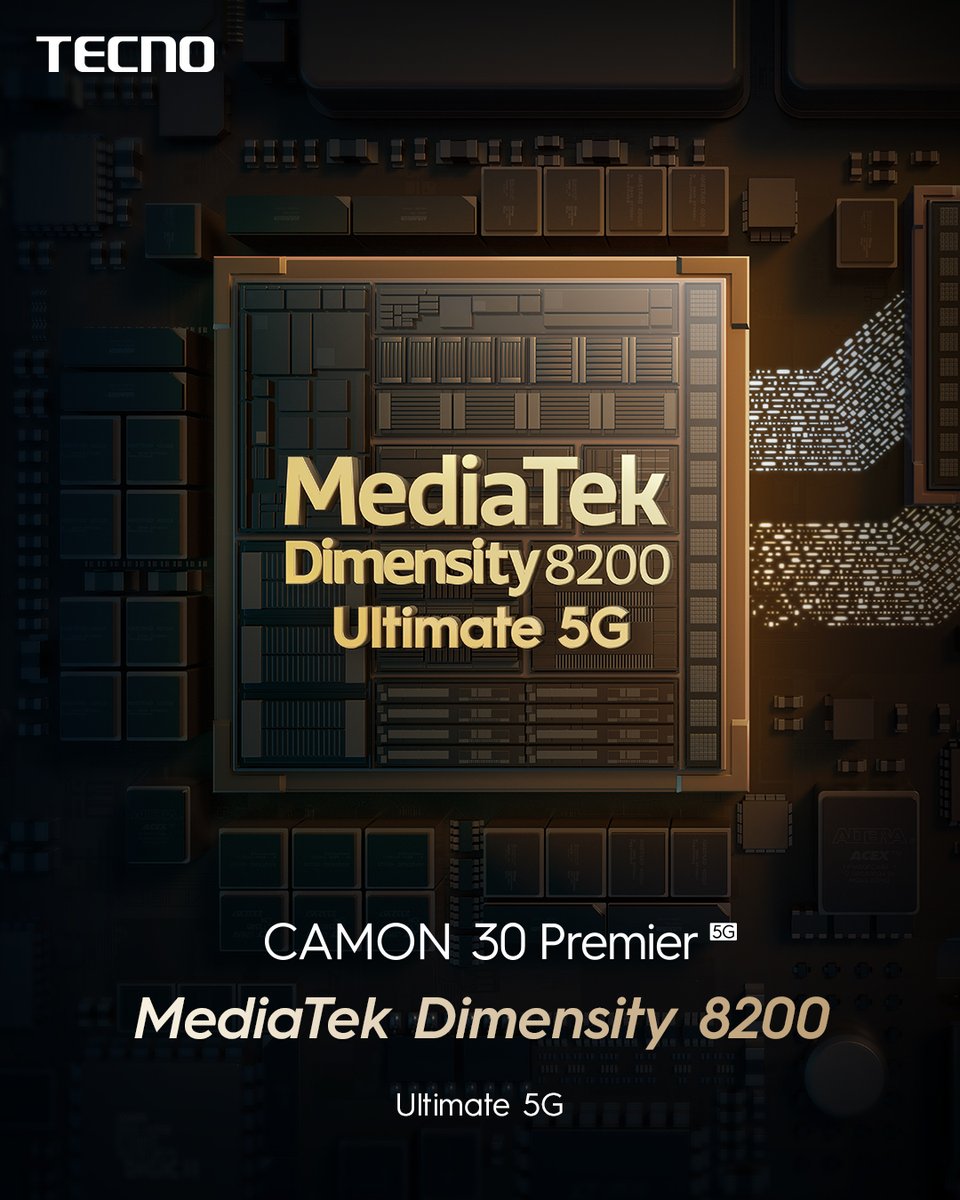 Powered by MediaTek Dimensity 8200 Ultimate 5G, #CAMON30Premier5G is here to make every frame fascinating. It not only pushes image processing to new heights, but also upgrades the game screen to the limit. #DualChipsVideoMaster