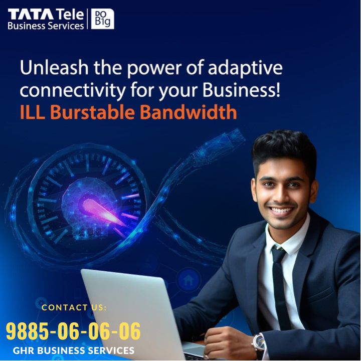 GHRBusiness's tweet photo. Internet Leased Lines from Tata Tele Business Services:-  Scale up when demand peaks and stay agile in the digital realm. Flexibility that evolves with your business needs every time your business needs a trusted Network.
#TimetoDoBig #Internet #ILL #BurtableBandwidth #Business https://t.co/012WkKx5Hi