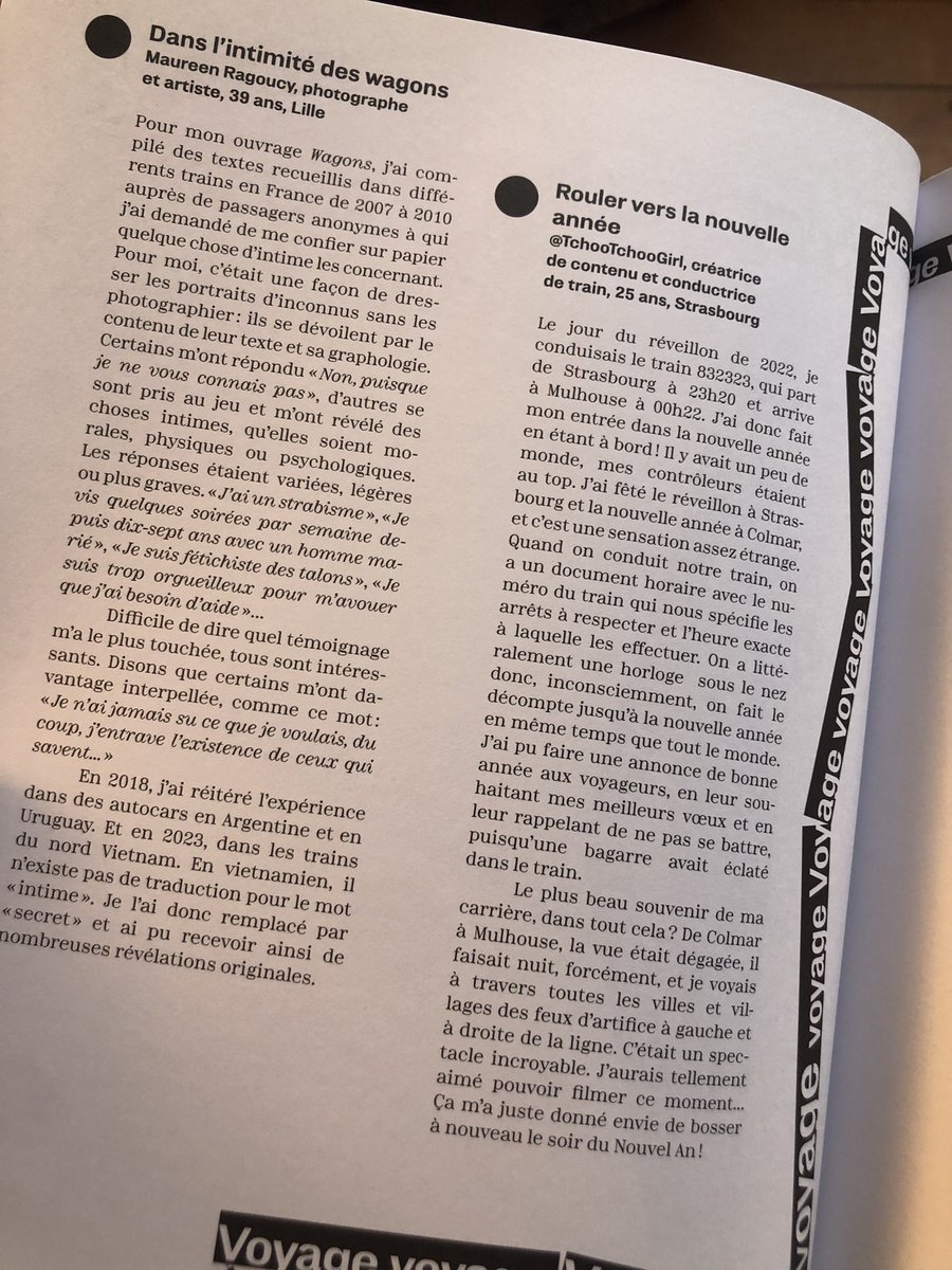 courlispenseur's tweet photo. En feuilletant #Sphère » magazine sur «  le Train », découvrir la vie de Monique ancienne #AssistanteSociale #cheminote 🥰 @MagazineSpheres https://t.co/ZdGqKuuKax