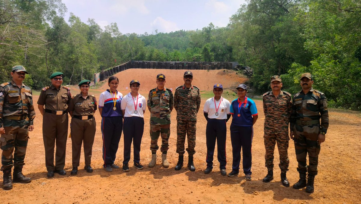 cadet_trv's tweet photo. Highest #medal winners in the Inter unit #sports shooting competition. #Girls of 1 K G outshine by winning two #medals in the SD category too. Well done #Joshna, #Abhima, #Joshna GS, #Ancy, #ganga Pramod, #Krishna R, #Nandana, #Aparna JT GCI Veena and the entire team. https://t.co/82p8WfJHVm