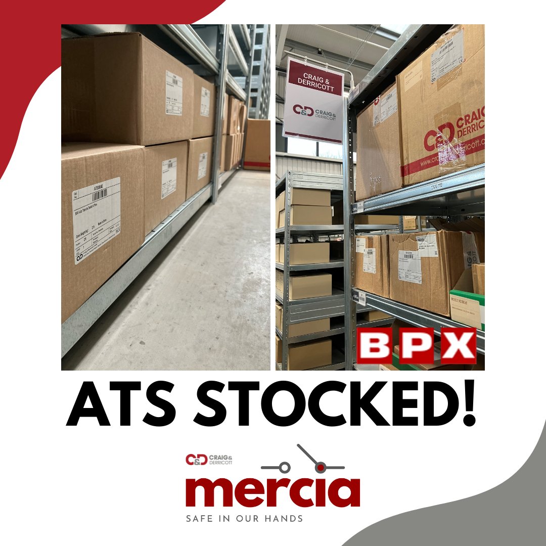 Our Mercia range of ATS Units are filling up the shelves at <a href="/BPXelectro/">BPX</a>. Just like they are here in some images from one of their 14 nationwide locations!

Check out the entire stock of C&amp;D products at BPX by heading to their website!

smpl.is/90bxb
#CraigAndDerricott
