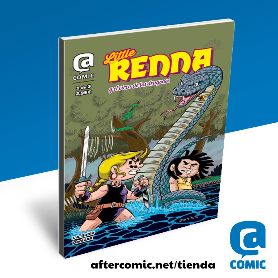 AfterCOMIC's tweet image. Llévate la serie completa de Little Renna y el Circo de los Dragones con los gastos de envío gratis hasta el 28 de abril con el código de descuento 🟢santjordi24🟢 solo en nuestra tienda online