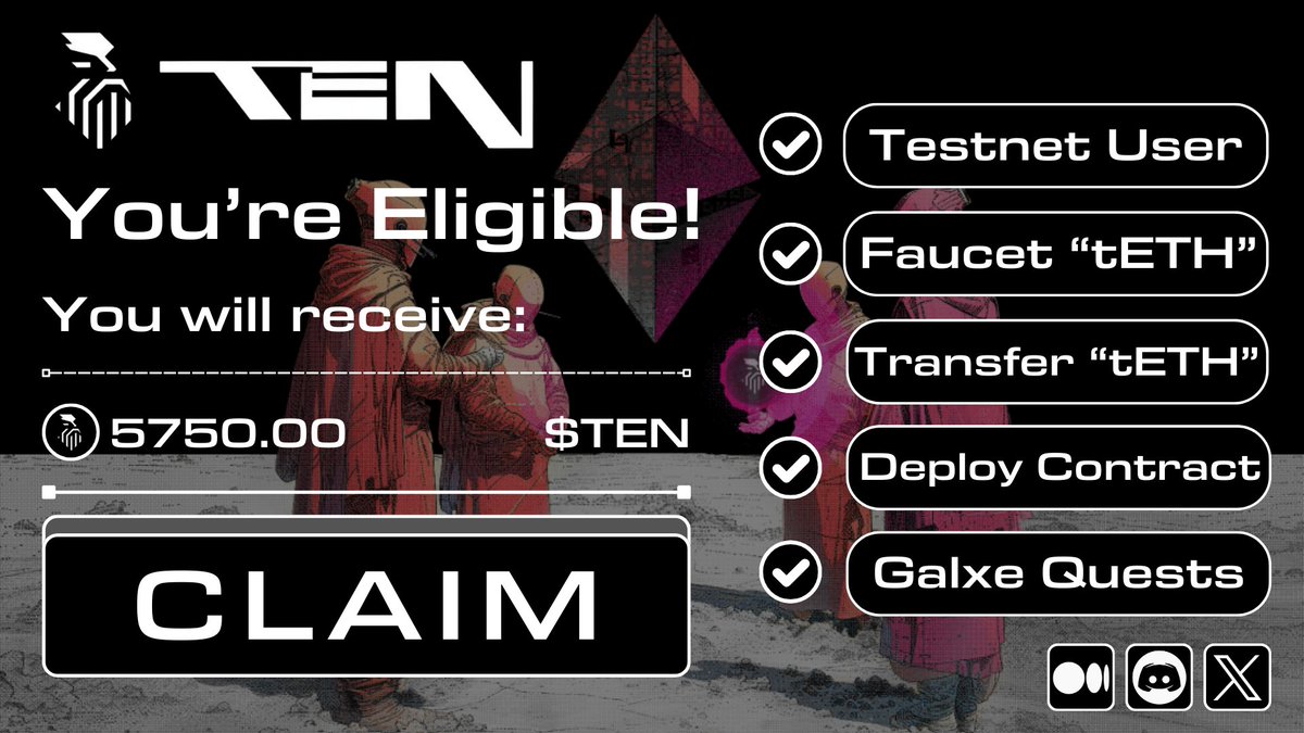 $TEN HUGE AIRDROP is CONFIRMED in 2024🪂 💵Cost: FREE 💰Profit: $5000 ⏳Time Spend: 10 min Step-by-step video guide is below, check it out🧵👇