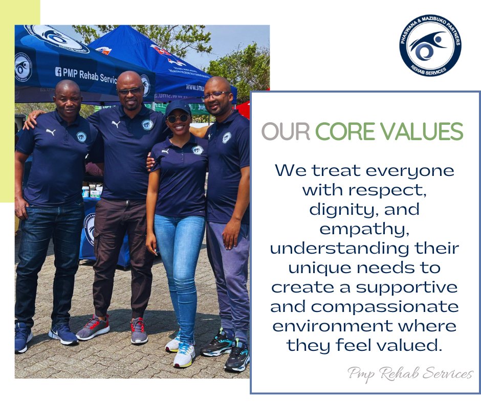 PMP_Rehab's tweet photo. Recognizing the vulnerability and specific needs of our clients, our goal is to create a compassionate and understanding environment.
.
.
#physiotherapy_world #friday #FundaFriday #corevalues #MedicalProfessionals #medicalpractice #healthychoices #HealthyLifestyle #rehab #medical https://t.co/7nbPUOoaH4