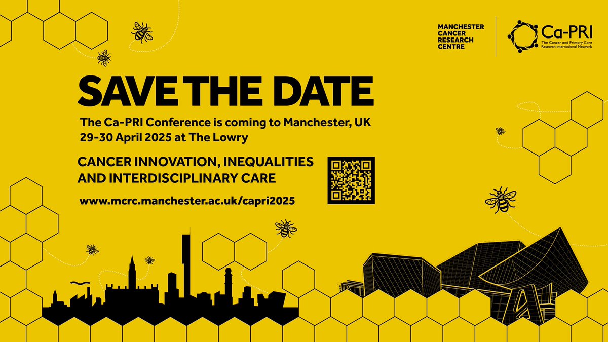 The #Capri2025 team is so excited to bring the @CaPRINetwork conference to #Manchester mcrc.manchester.ac.uk/media/seminars… @ProfJonEmery and the @PC4TG team has set such a high bar at #Capri2024 A tough act to follow!