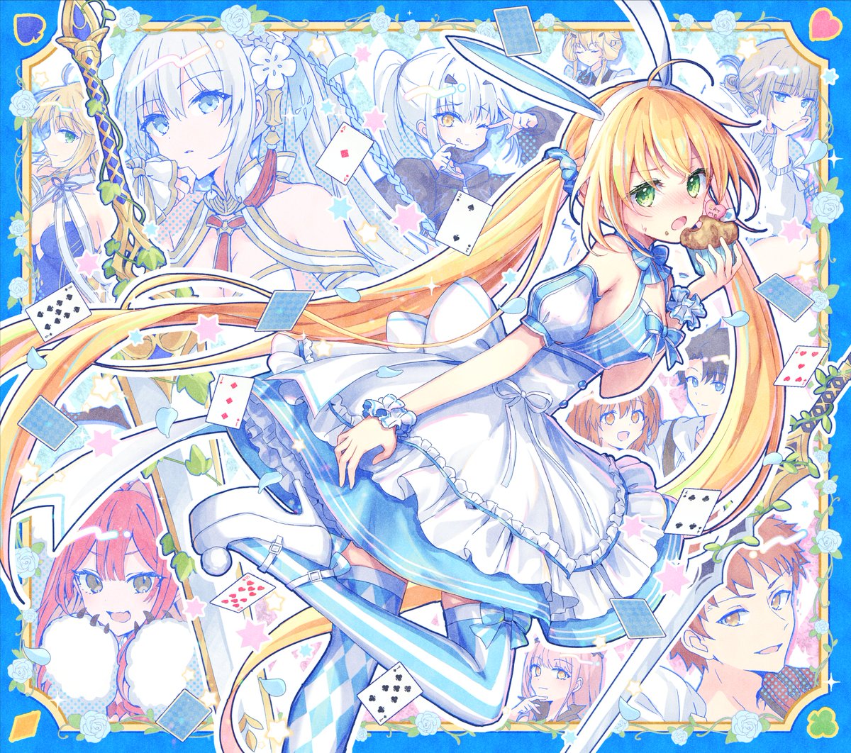 FGO「不思議の国のアルキャス#FGO #アルトリア・キャスター 」|‍汐張神奈🌌☄️のイラスト