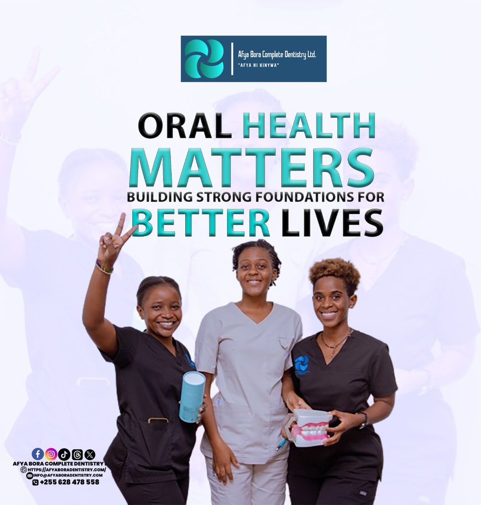 Your smile matters! 😊✨ Investing in oral health lays the groundwork for brighter, healthier futures. Let's build stronger foundations together . #OralHealth #BetterLives'