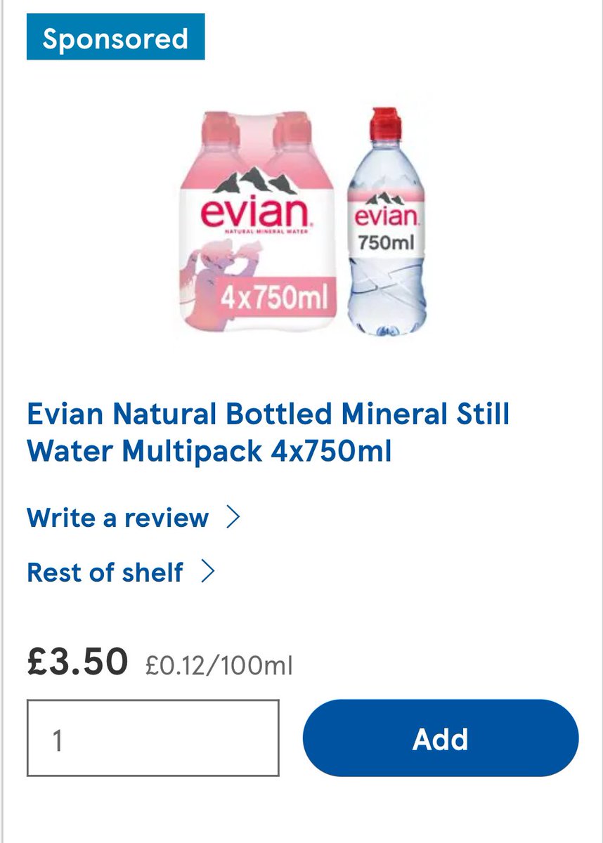 DaveThroup's tweet photo. British milk - £1.06 a litre
Water - £1.20 a litre

Whole chicken - £3.22
Cup of coffee - £3.36

Food can’t be sustainably produced for these prices. 

https://t.co/2iK0pHWJRc https://t.co/HvpBY1edMo