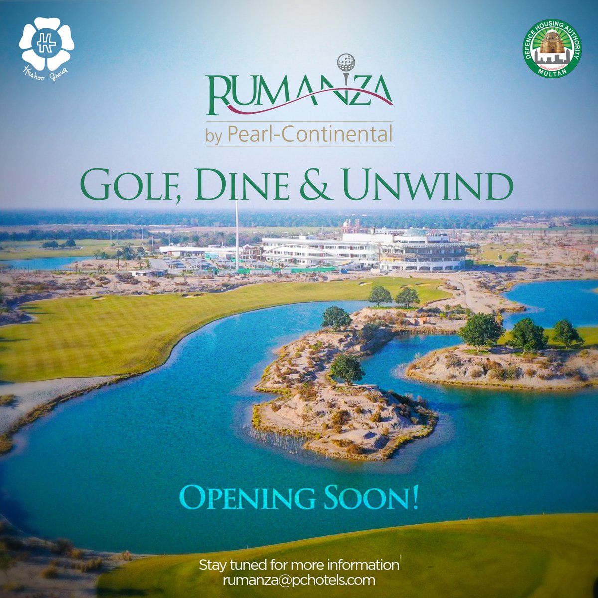 Rumanza by Pearl Continental Pakistan's 1st 5 Star Golf Resort Opening Soon.
#combinedrealtors #DHAMultan #rumanzagolfcourse #RGC #rumanzabypearlcontinental #rumanza #golf #pearlcontinental #Multan #Signature #pakistan