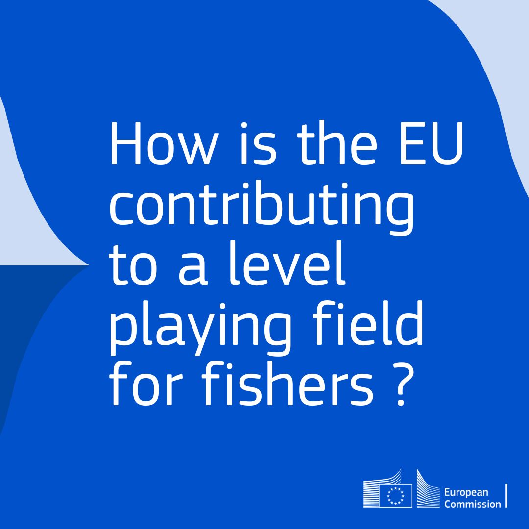 EU_MARE's tweet photo. Regulating & controlling fisheries both within & outside the EU is key to providing fishers with a fair and leveled playing field.
From fighting #IUU to updating its #control system, the EU is hard at work ensuring a fair sector to #fishers.
#KeepingOurPromises https://t.co/NtLcBqyRUj