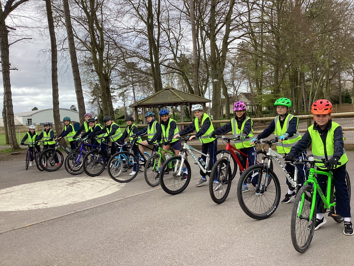Is everyone ready? 6G about to head out for the second part of the Bikeability assessment. Good luck on the roads 6G! #IgnitingInterests