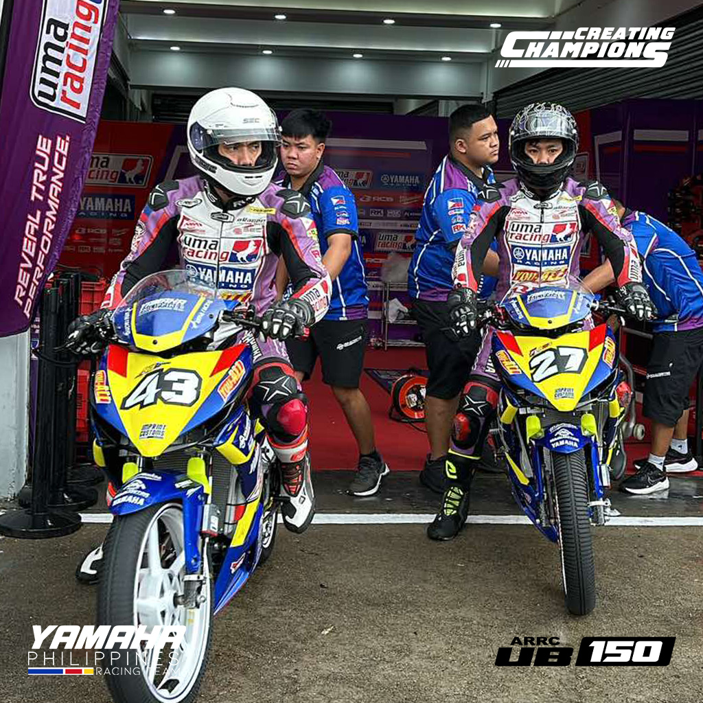 yamaha_ph's tweet image. The @asiangp bursts into action in China as April King ended the FP sessions at 9th place, alongside Gian Carlo in 15th position. 

Our UB150 heroes are all set to face the ROUND 2 battle. Support them and WATCH the LIVE in our Facebook page! #CreatingChampions #YamahaRacingPH