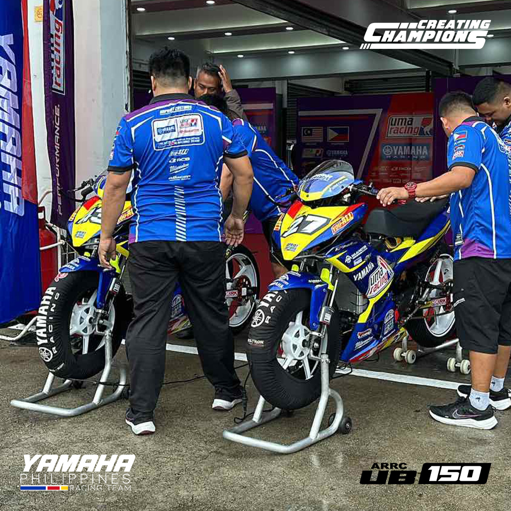 yamaha_ph's tweet image. The @asiangp bursts into action in China as April King ended the FP sessions at 9th place, alongside Gian Carlo in 15th position. 

Our UB150 heroes are all set to face the ROUND 2 battle. Support them and WATCH the LIVE in our Facebook page! #CreatingChampions #YamahaRacingPH