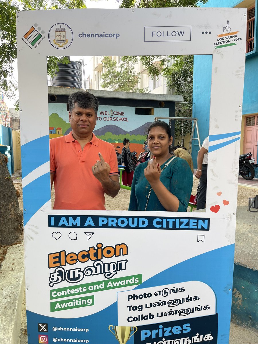 swami2008's tweet photo. Travelled all the way from California to vote for a strong and confident India under the able prime minister and future PM. @annamalai_k @SuryahSG @DrTamilisai4BJP https://t.co/MXS3aToI5T