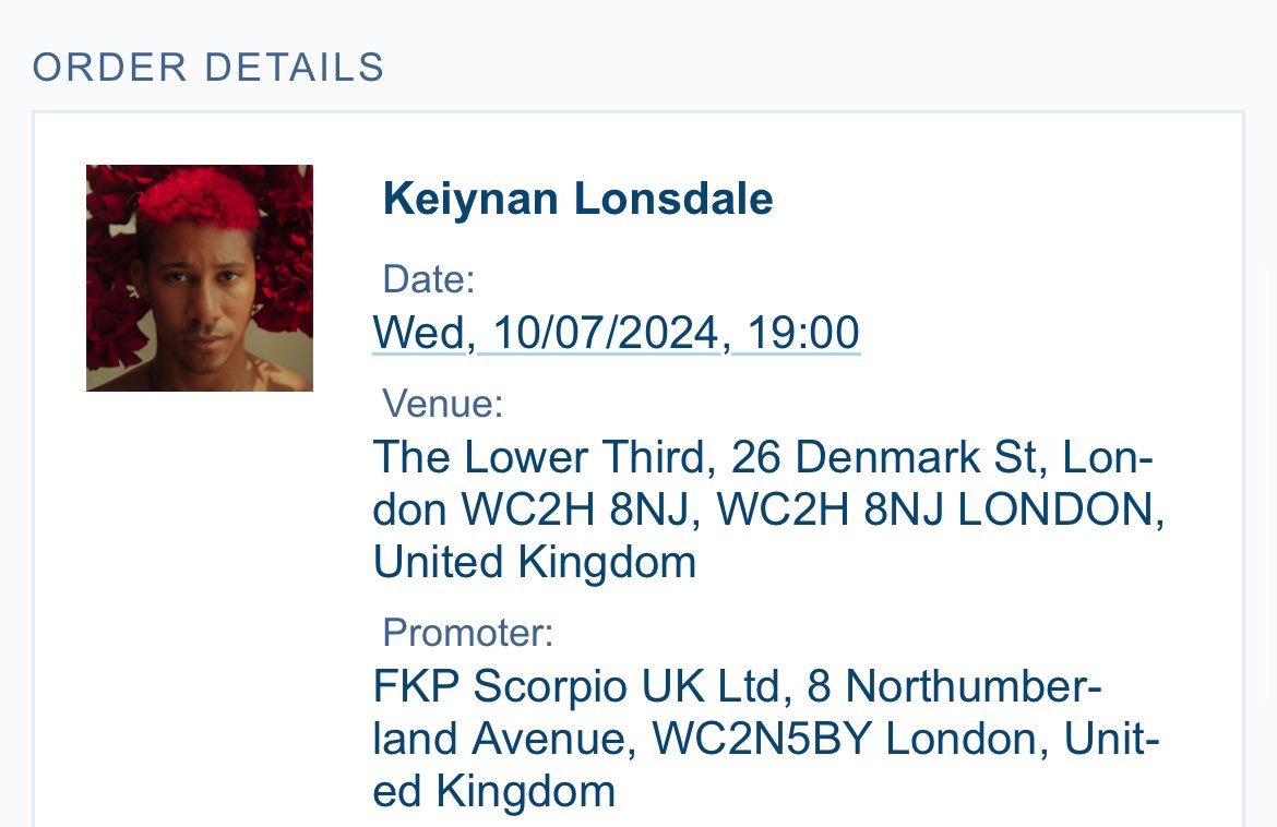 I have wanted to see @KeiynanLonsdale in concert since I was 16 and it’s finally happening 🙏🏻🙏🏻🙏🏻🙏🏻