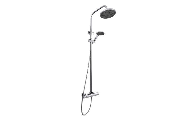 Thermostatic bar shower valve with riser kit in chrome. £156 at Taps4Less with free delivery. taps4less.com/PP/U-JTY375.ht…