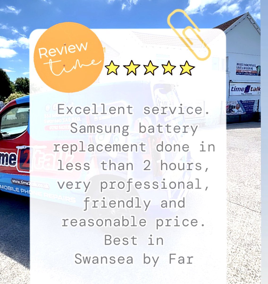 ❤️🏴󠁧󠁢󠁷󠁬󠁳󠁿We love what we do & really appreciate when someone takes the time to leave a positive review⭐️
With thousands of verified reviews on all platforms we must be doing something right 🤭
☎️ 01792582020 
time2talk.co.uk 
📍558 Middle Rd, Fforestfach, Swansea, SA5 8EG