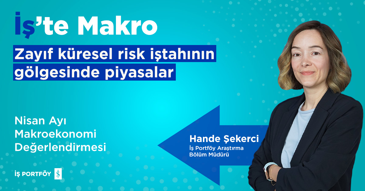 İş Portföy Araştırma Bölüm Müdürü Hande Şekerci'nin anlatımıyla 'İş’te Makro Nisan: Zayıf küresel risk iştahının gölgesinde piyasalar' yayınını linkten dinleyebilirsiniz.

youtu.be/4HAmDgsb0u8

#işportföy
#İşteMakro