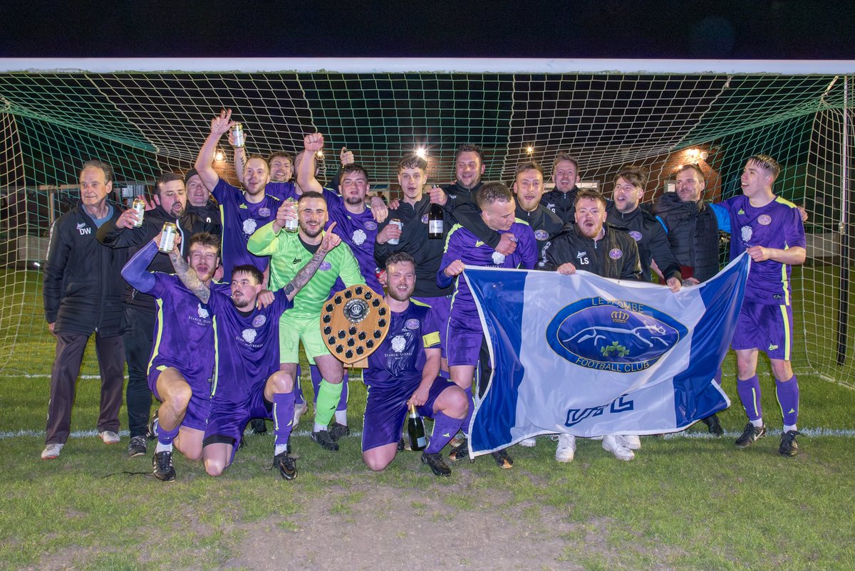LetcombeFC's tweet photo. CHAMPIONS 💜🏆🍾 https://t.co/KKKENNwUpD