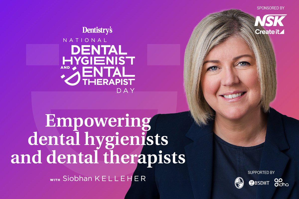 Empowering dental hygienists and dental therapists; Siobhan Kelleher explains why now is the moment for dental hygienists & dental therapists to work to their full capabilities to improve oral health outcomes. Read here: dentistry.co.uk/2024/04/19/emp… 🔥 Powered by NSK 🔥 #dentistry