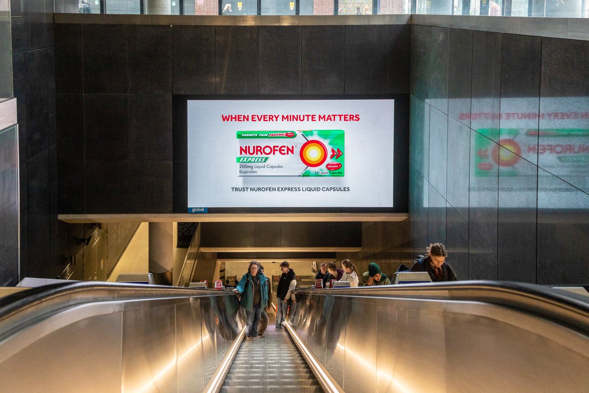 'When Every Minute Matters - Trust Nurofen Express Liquid Capsules' . @ThisIsReckitt . @global . #ooh #outofhome #advertising #oohmedia #oohadvertising #advertisingphotography