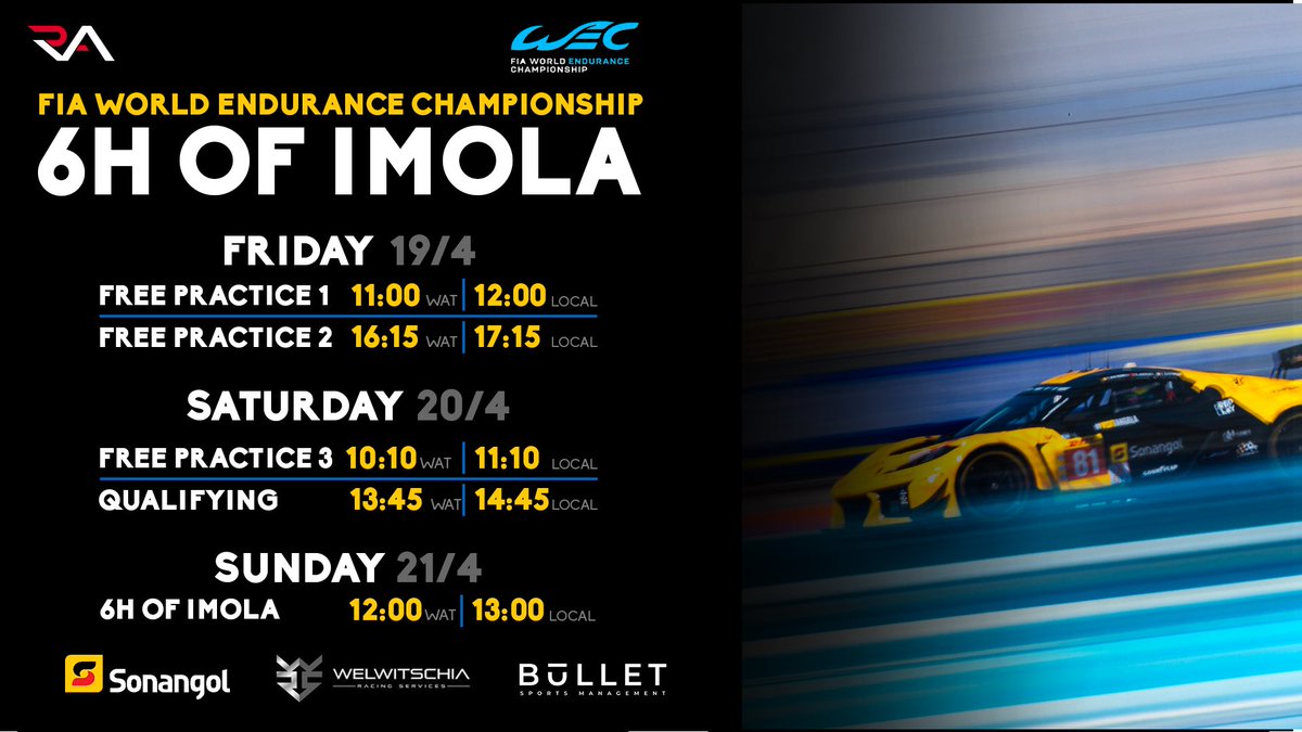 🍕🍝 It’s time to release the 🐝 in 🇮🇹!
#6HImola #Imola #FIAWEC