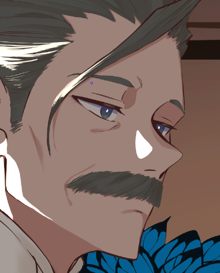 「mustache portrait」 illustration images(Latest)