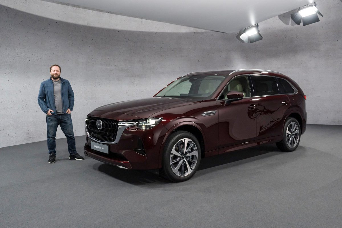 Seven-seat Mazda CX-80 revealed. We've got all the details in our news story: buff.ly/3vXXyD8