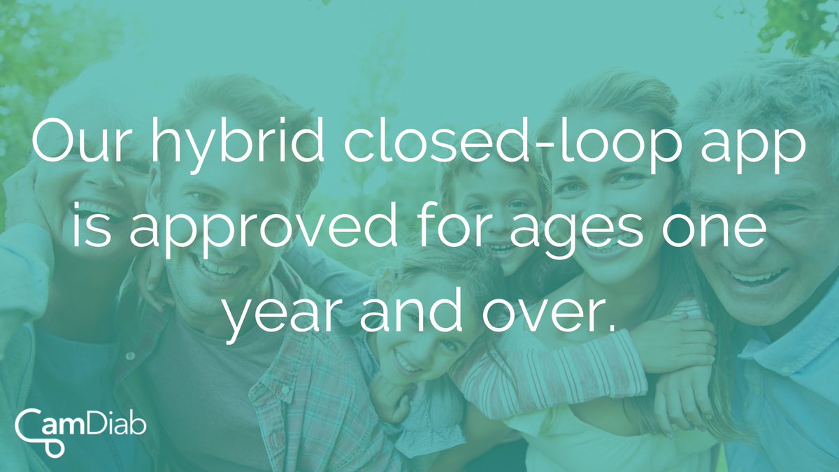 👶🏼👳🏾‍♂️ Our hybrid #ClosedLoop app is approved for ages one year and over, including pregnancy. 
  
Interested in learning more? 
  
🔗 Click here: camdiab.com 

#DUKPC #DUKPC24 #DUKPC2024